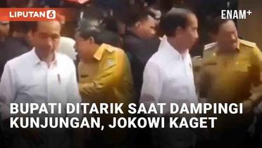 Bupati Bengkulu Utara Ditarik Saat Dampingi Kunjungan, Jokowi Kaget