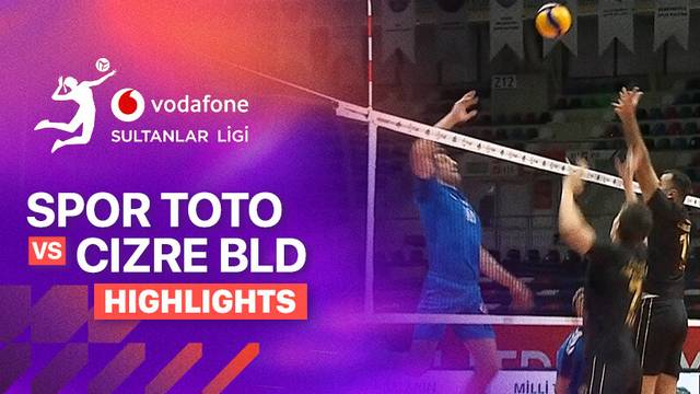 Spor Toto vs Cizre Bld - Highlight | Turkish Men's Volleyball League 2025/26