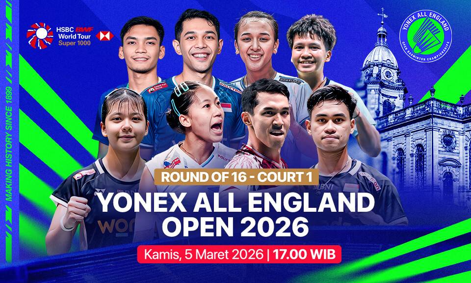 All England Open 2026 - Round of 16 (Court 1)