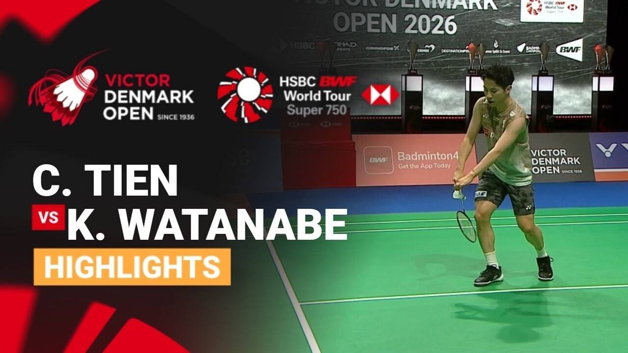 Chou Tien Chen (TPE) vs Koki Watanabe (JPN) - Men's Singles Round of 16 | VICTOR Denmark Open 2026