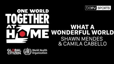 Camila Cabello & Shawn Mendes perform "What A Wonderful World | One World: Together At Home
