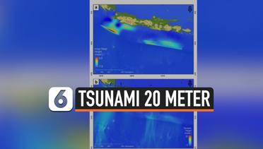 Temuan Potensi Tsunami 20 Meter di Pantai Selatan Jawa
