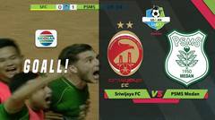 Goal Alexandros Tanidis - Sriwijaya FC (0) vs (1) PSMS Medan | Go-Jek Liga 1 bersama Bukalapak