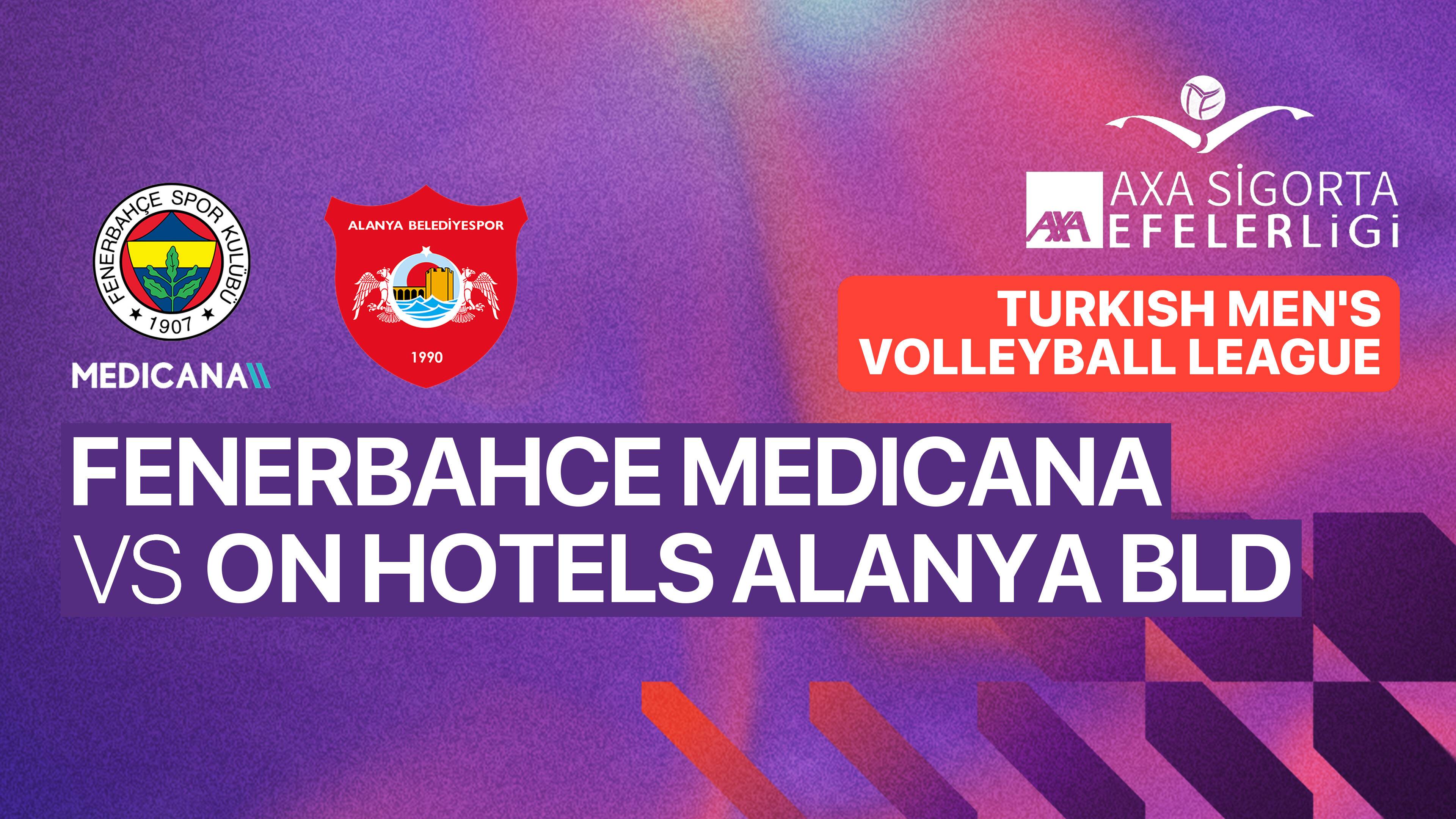 Fenerbahce Medicana Man vs Alanya Belediyespor
