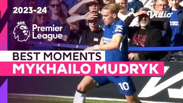 Aksi Mykhailo Mudryk | Chelsea vs Burnley | Premier League 2023/24