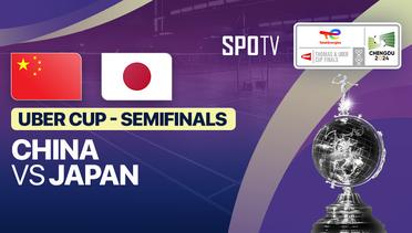 Women's Doubles: Chen Qing Chen/Jia Yi Fan (CHN) vs Nami Matsuyama/Chiharu Shida (JPN) | Uber Cup Semifinals - TotalEnergies BWF Thomas & Uber Cup
