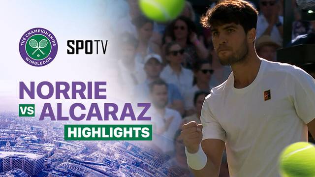 Cameron Norrie vs Carlos Alcaraz - Highlights | Wimbledon 2025