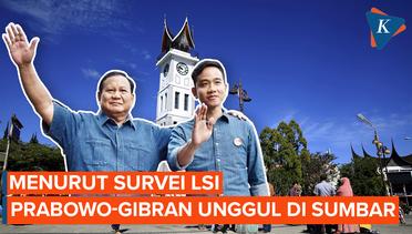 Hasil Survei LSI: Prabowo-Gibran Unggul Hampir 50 Persen di Sumbar