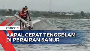 Diduga Alami Kebocoran, Kapal Cepat Tenggelam di Perairan Sanur Gianyar Bali