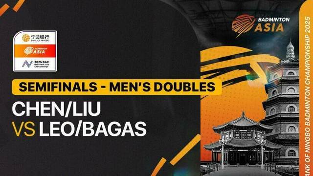 Chen Bo Yang/Liu Yi (CHN) vs Leo Rolly Carnando/Bagas Maulana (INA) - Full Match | Badminton Asia Championships 2025 - Men's Doubles