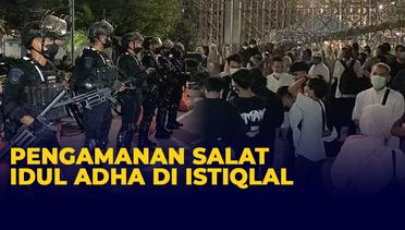 Pengamanan Salat Idul Adha di Masjid Istiqlal, Polisi Bersenjata Lengkap Siaga