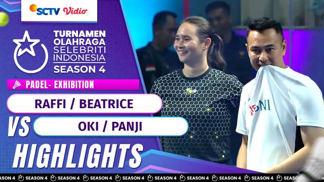 Raffi/Beatrice vs Oki/Panji - Highlights Padel Exhibition | TOSI Season 4