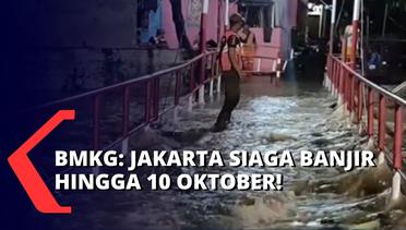 Jakarta Siaga Banjir! BMKG: Potensi Hujan Lebat Disertai Petir & Angin Kencang Hingga 10 Oktober