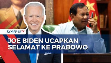 Momen Presiden AS Joe Biden Telepon Prabowo Ucapkan Selamat