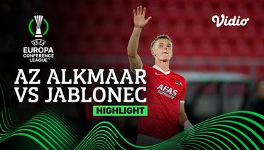 Highlight - Az Alkmaar vs Jablonec | UEFA Europa Conference League 2021/2022