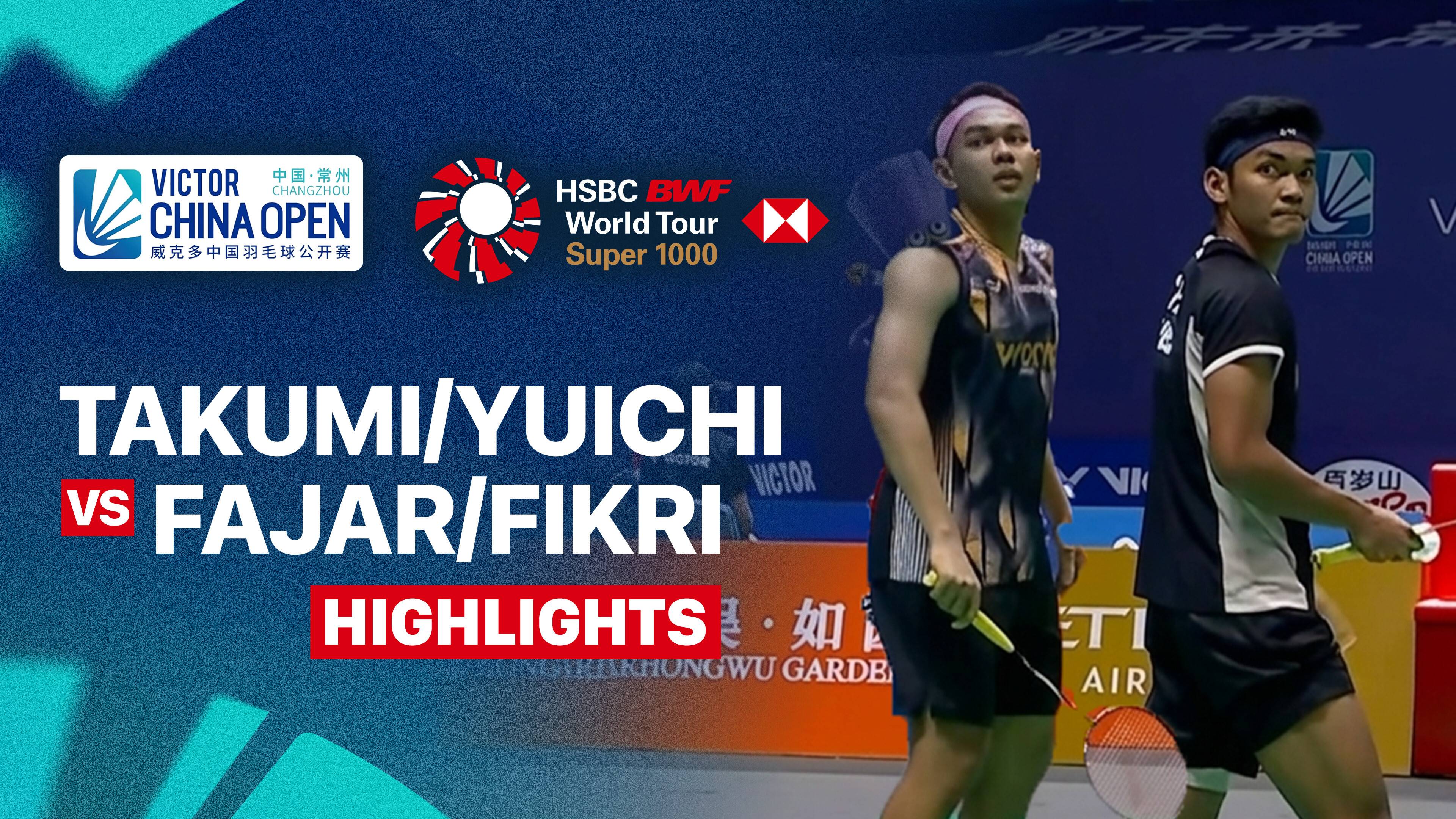 Takumi Nomura/Yuichi Shimogami (JPN) vs Fajar Alfian/Muhammad Shohibul Fikri (INA) - Men's Doubles Round of 16 | VICTOR China Open 2026