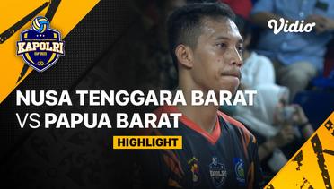 Highlights | Putra: Nusa Tenggara Barat vs Papua Barat | Piala Kapolri 2023