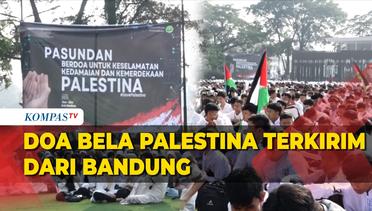 Pelajar di Bandung Berdoa Bersama untuk Perlindungan Masyarakat Palestina
