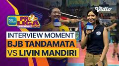 Wawancara Pasca Pertandingan| Putri: Bandung BJB Tandamata vs Jakarta Livin Mandiri  | PLN Mobile Proliga 2024