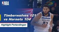 NBA I Cuplikan Pertandingan : Timberwolves 121 vs Hornets 104