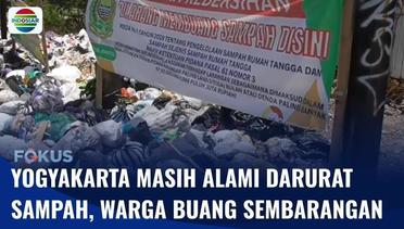 Yogyakarta Darurat Sampah, Warga Tak Hiraukan Spanduk Larangan Buang Sampah di Jalan | Fokus