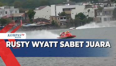 Rusty Wyatt Sabet Juara F1 Powerboat di Danau Toba
