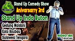 Ridho Jail - Sipir Penjara Stand Up Comedy Show Anivarsarry 3rd Stand Up Indo Buton