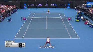 Match Highlight | Danielle Rose Collins 0 vs 2 M. Keys | WTA Brisbane International 2020