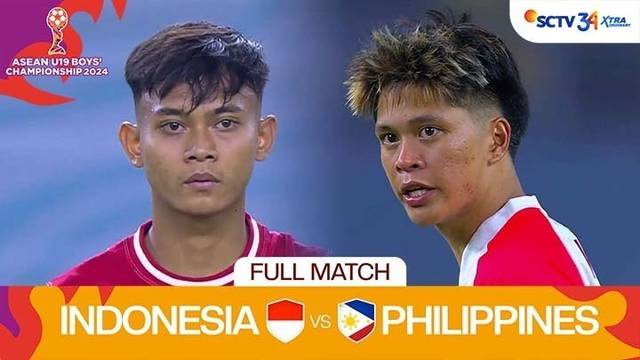 Indonesia vs Philippines - Full Match | Asean U19 Boys Championship