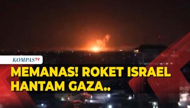Memanas! Serangan Roket Militer Israel ke Jalur Gaza