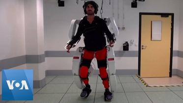 Paralyzed Man Walks Again Using Exoskeleton and Brain Power