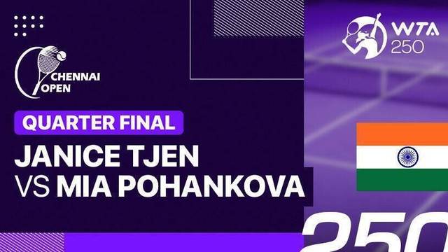 Janice Tjen vs Mia Pohankova - Full Match | WTA 250: Chennai Open 2025