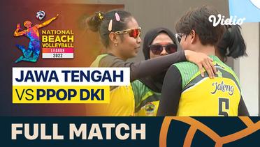 Full Match | Tempat Ketiga - Putri (4x4): Jateng vs PPOP DKI | National Beach Volleyball League 2022