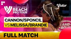 Full Match | Semi Finals - Center Court: Cannon/Sponcil (USA) vs Melissa/Brandie (CAN) | Beach Pro Tour Elite16 Ostrava, Czech Republic 2023