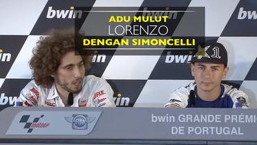Sebelum Debat dengan Rossi, Lorenzo Pernah Adu Mulut dengan Simoncelli