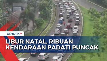 Libur Natal, Ribuan Kendaraan Padati Jalur Menuju Kawasan Puncak Bogor!