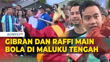 Kesan Gibran dan Raffi Ahmad usai Main Bola di Maluku Tengah