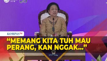 Hadiri HUT Lemhanas, Megawati Kritik Pembentukan Kodam Baru: Memang Kita Mau Perang?