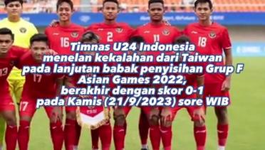 Hasil Timnas Indonesia vs Taiwan 0-1, Garuda Muda Kalah dari 10 Pemain #timnasindonesia #timnaskalah