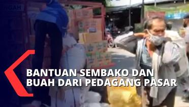 Peduli Korban Bencana Semeru, Pedagang Pasar Legi Solo Kumpulkan Sayur Mayur dan Bumbu Dapur
