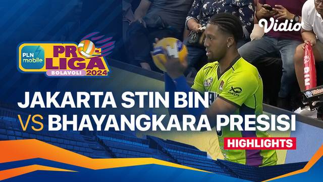 Final Four Putra: Jakarta STIN BIN vs Jakarta Bhayangkara Presisi - Highlights | PLN Mobile Proliga 2024