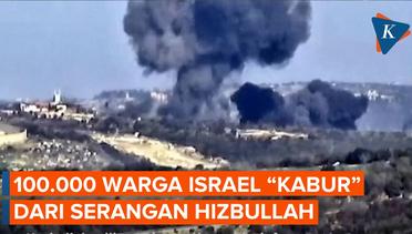 Serangan Kian Intensif, Hizbullah Buat 100 Ribu Warga Israel Mengungsi