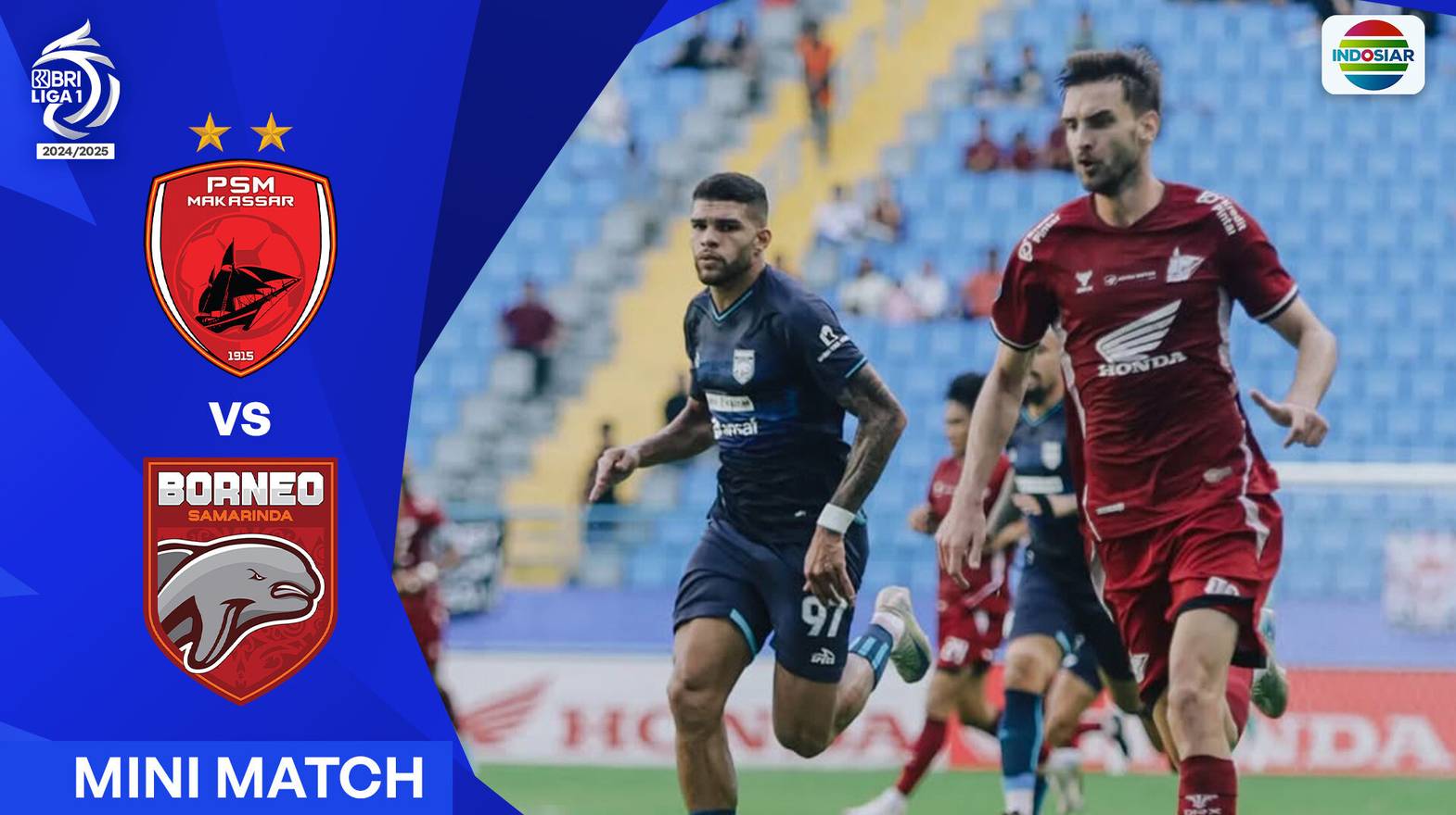 PSM Makassar kebobolan di menit 68, Borneo FC samakan skor jadi 1-1