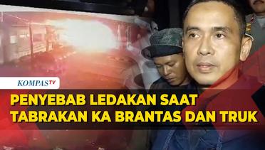 Kata Polisi Soal Penyebab Ledakan Saat KA Brantas Tabrak Truk di Madukoro Semarang
