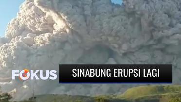 Sinabung Erupsi Lagi! Guguran Awan Panas Setinggi hingga 5 Ribu Meter Merekah Keluar Gunung | Fokus