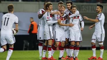 Highlight Jerman vs Georgia penyisihan grup D Kualifikasi Piala Eropa 2016.
