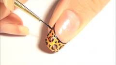 Leopard and Roses Nail Art Tutorial