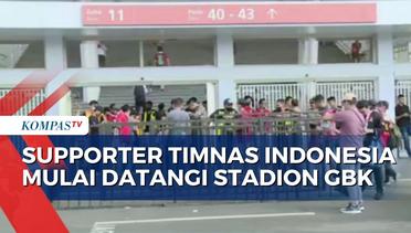 Jelang Pertandingan Indonesia VS Vietnam, Penonton Piala AFF 2022 Mulai Padati Stadion GBK