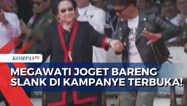 Momen Megawati Joget Bareng Band Slank di Kampanye Terbuka!