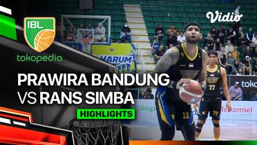 Playoffs - Game 3: Prawira Harum Bandung vs RANS Simba Bogor - Highlights | IBL Tokopedia 2024